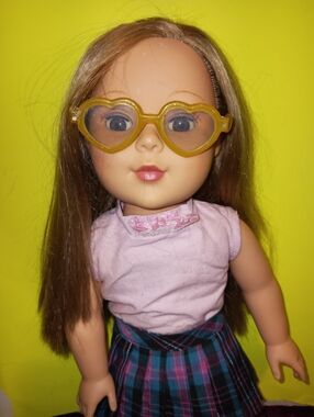 Madame Alexander doll 18 in Plaid Skirt